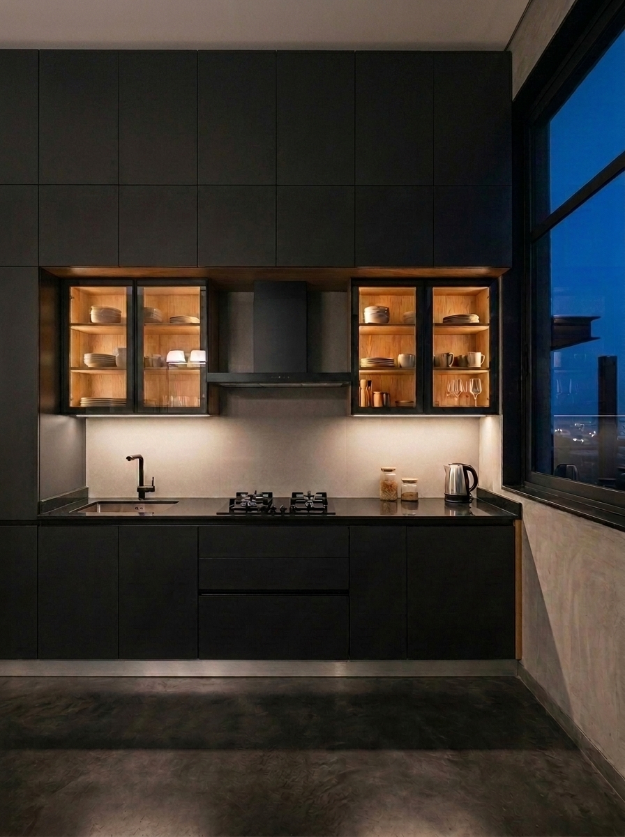 Charcoal Twilight Kitchen